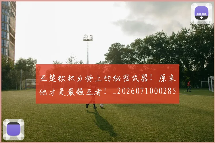 王楚钦积分榜上的秘密武器!原来他才是最强王者!_20260710002853